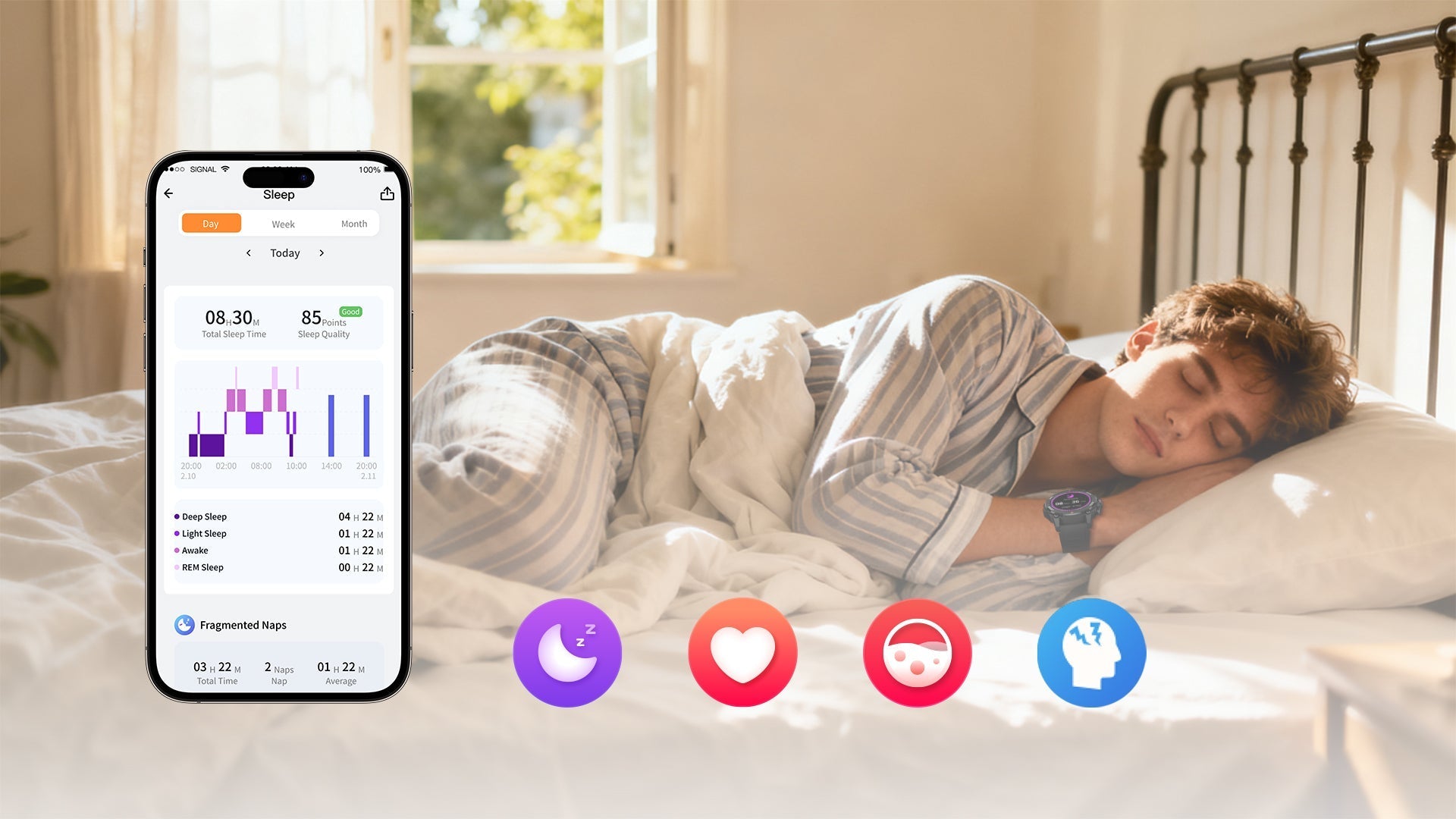 Comment les Smartwatches Améliorent le Sommeil, la Santé Cardiaque et la Gestion du Stress